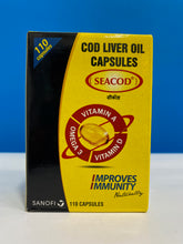 Load image into Gallery viewer, Seacod (Cod Liver Oil) Capsules
